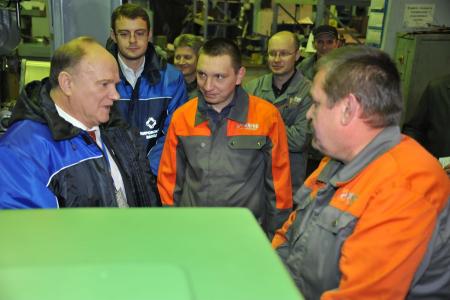 Г.А. Зюганов: «Курс – на победу!» Состоялся рабочий визит лидера КПРФ в Санкт-Петербург и Ленинградскую область