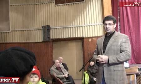 Видео. Омская область: Встреча О.И.Денисенко с избирателями