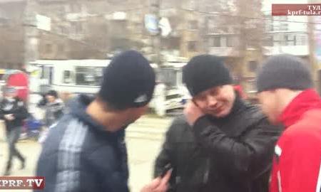 Видео. Тульская область: Коммунистов не запугать!