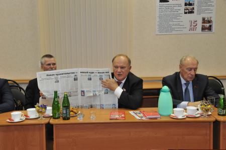 Г.А. Зюганов: «Курс – на победу!» Состоялся рабочий визит лидера КПРФ в Санкт-Петербург и Ленинградскую область