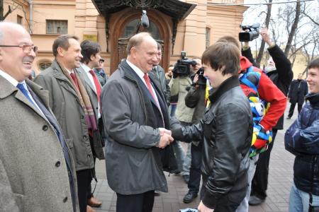 Г.А. Зюганов в Санкт-Петербурге: Мы готовы взять на себя ответственность за страну!