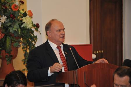 Г.А. Зюганов в Санкт-Петербурге: Мы готовы взять на себя ответственность за страну!