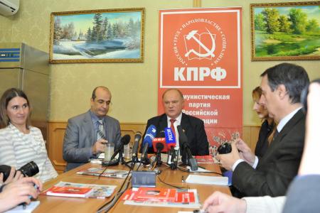 Г.А. Зюганов: «Сейчас задача номер один для нас – усилить контроль на выборах». Встреча лидера КПРФ с иностранными журналистами