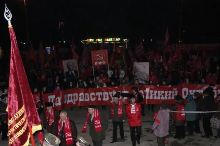 В Красноярском крае прошли мероприятия, посвященные 94-ой годовщине Великой Октябрьской социалистической революции