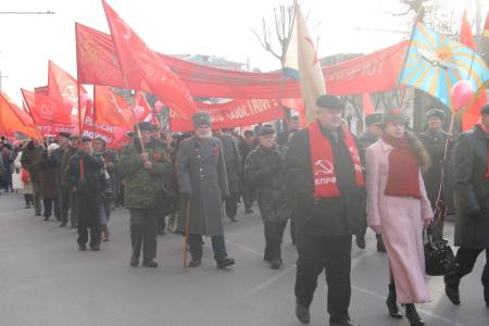 7 ноября митинг в Калуге прошел на «Ура!»