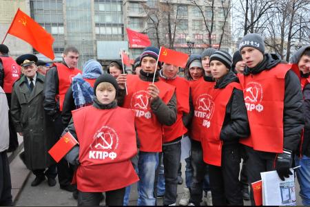Г.А. Зюганов на митинге 7 ноября в Москве: Миром будут править труд, достоинство и справедливость!  