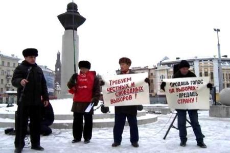 Мы – за честные выборы! Состоялся предвыборный митинг Казанского горкома КПРФ