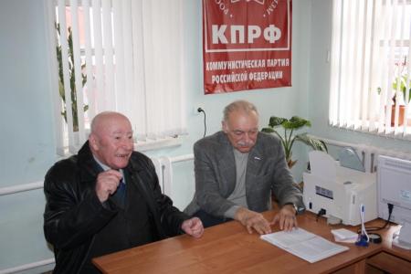 С.В. Муравленко провел встречи с партийными активами КПРФ  в Валуйках, Волоконовке и Шебекино 