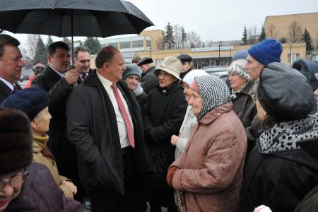 Г.А. Зюганов: Наша задача – завоевать большинство! Состоялась рабочая поездка лидера КПРФ в Подольск и Климовск