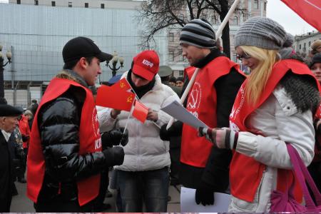 Г.А. Зюганов на митинге 7 ноября в Москве: Миром будут править труд, достоинство и справедливость!  