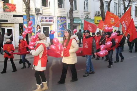 7 ноября митинг в Калуге прошел на «Ура!»