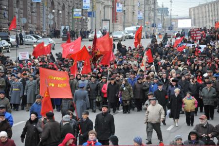 Г.А. Зюганов на митинге 7 ноября в Москве: Миром будут править труд, достоинство и справедливость!  