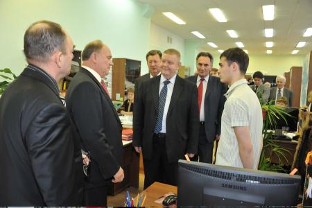 Г.А. Зюганов провел рабочие встречи в подмосковных городах Подольске и Климовске