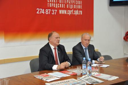 Г.А. Зюганов: «Курс – на победу!» Состоялся рабочий визит лидера КПРФ в Санкт-Петербург и Ленинградскую область