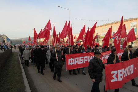 В Красноярском крае прошли мероприятия, посвященные 94-ой годовщине Великой Октябрьской социалистической революции