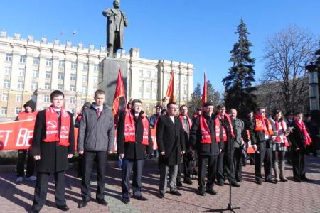 Празднование Великого Октября в Белгороде
