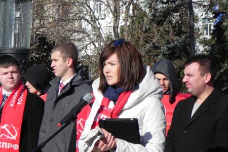 Празднование Великого Октября в Белгороде