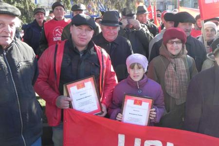 Празднование Великого Октября в Белгороде