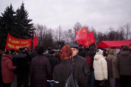 В Великом Новгороде прошёл пикет против фальсификации итогов выборов