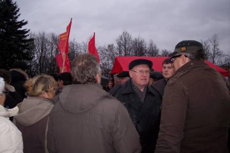 В Великом Новгороде прошёл пикет против фальсификации итогов выборов
