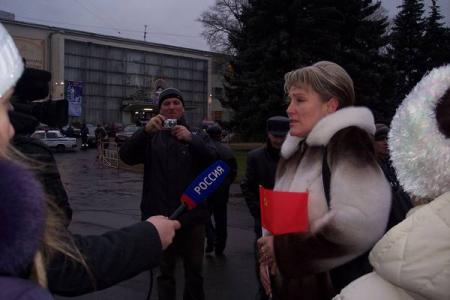 В Великом Новгороде прошёл пикет против фальсификации итогов выборов