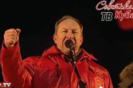 Видео. Россия - без Путина. Зюганова - в президенты!. Выступление В.Ф. Рашкина на митинге 18 декабря 2011 года