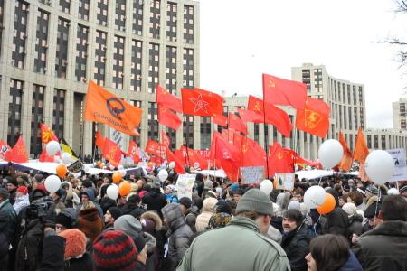 Митинг на проспекте академика Сахарова в Москве (фоторепортаж)