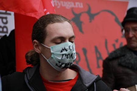 Полуторатысячный митинг протеста в Краснодаре: «Мы стали другими, и готовы защищать свои права!», «Россия без Путина, Кубань без Ткачева!», «Зюганова - в президенты!»