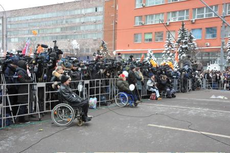 Митинг на проспекте академика Сахарова в Москве (фоторепортаж)
