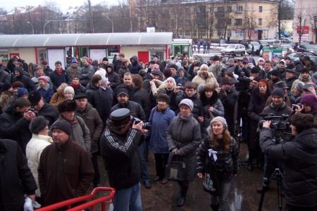 Великий Новгород: Акция протеста против нечестных выборов