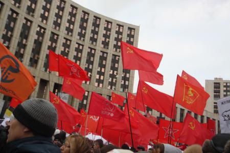 Москва. Семьдесят тысяч человек на проспекте Сахарова требовали отставки премьера Путина и освистывали «демократов»