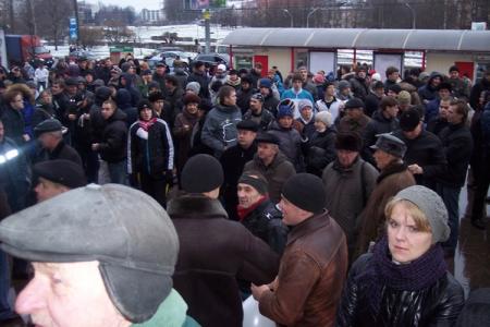 Великий Новгород: Акция протеста против нечестных выборов