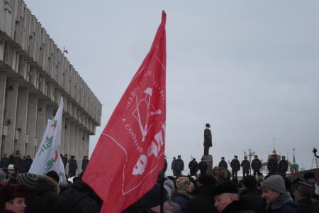Ни запреты, ни угрозы не помешали тулякам собрать митинг на площади Ленина и потребовать отставки фальсификаторов выборов!