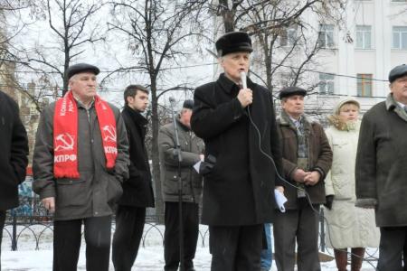 Рязанская область: Акция посвященная массовым фальсификациям в ходе предвыборной кампании и в день голосования