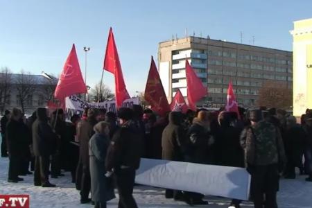 Видео. Ульяновск: Пикет "За честные выборы"