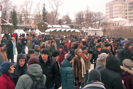 В Пензе прошел митинг за честные выборы