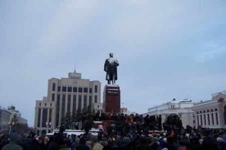 Протестная акция Казанских коммунистов: «Теперь вы нас слышите?!»,  «Почему украли мой голос?». Фоторепортаж