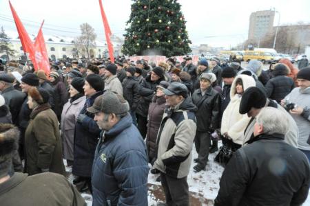 Рязанская область: Акция посвященная массовым фальсификациям в ходе предвыборной кампании и в день голосования