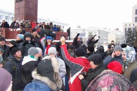 Протестная акция Казанских коммунистов: «Теперь вы нас слышите?!»,  «Почему украли мой голос?». Фоторепортаж