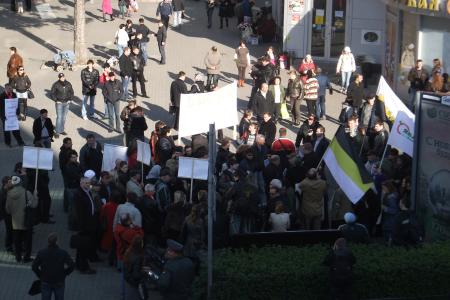 Краснодарский край, Сочи: Акция против нечестных выборов