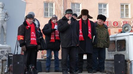 Курган: Митинг в защиту конституционных прав граждан, за честные и чистые выборы