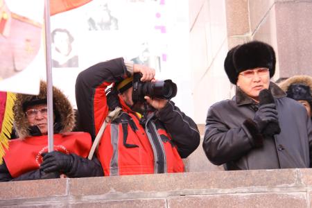 Митинг против фальсификации результатов выборов депутатов Госдумы в Якутске