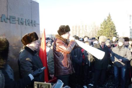 Барнаул: коммунисты протестуют против фальшивых выборов