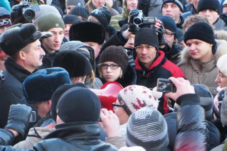 Барнаул: коммунисты протестуют против фальшивых выборов