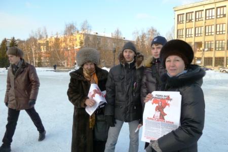 Коммунисты Барнаула провели митинг против фальсификации выборов