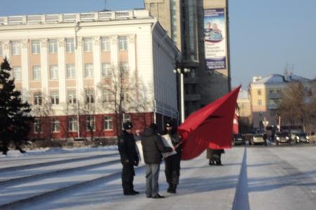 Барнаул. Молодежь требует прекращения политических репрессий