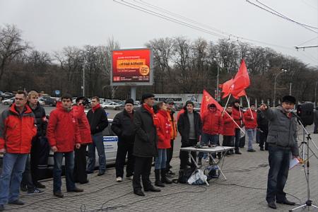 Митинг в Ростове. КПРФ продолжает бороться за права избирателей