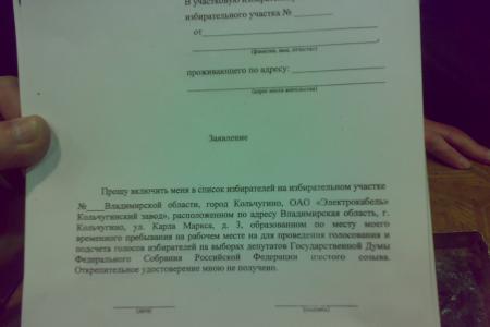 Владимирская область: каждый десятый избиратель проголосует под присмотром начальства