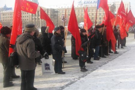 Альтернативы  Г.А. Зюганову для выбора в Президенты России просто нет! В Хабаровске состоялся протестный митинг КПРФ