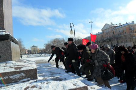 Митинг коммунистов в Астрахани